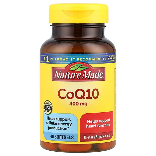 Nature Made, CoQ10, 400 mg, 40 cápsulas blandas