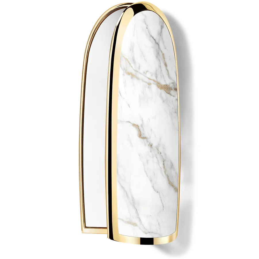 Rouge G Carcasa Joya Doble Espejo Barra de Labios Personalizable