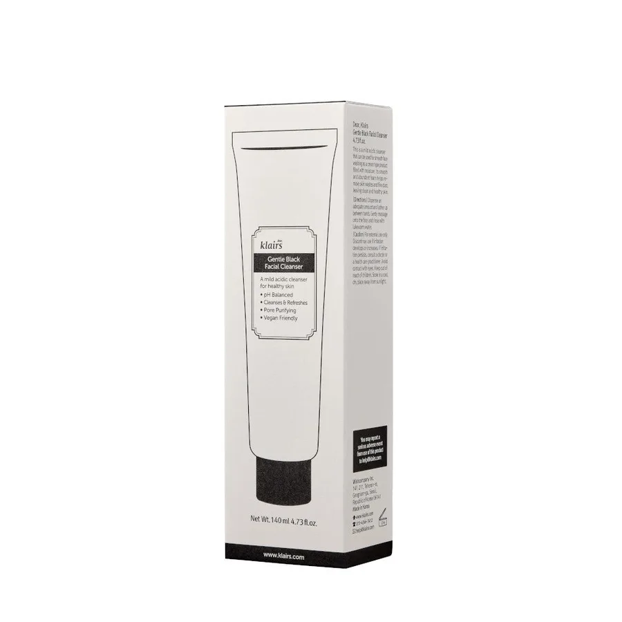 Dear, Klairs - Gentle Black Facial Cleanser - 140ml