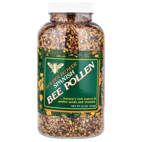 Golden Flower, Polen de Abeja Española, 16 oz (454 g)