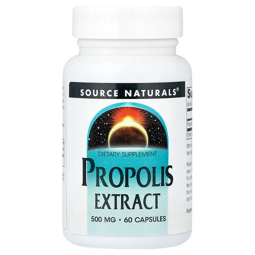 Source Naturals, Extracto de propóleo, 500 mg, 60 cápsulas
