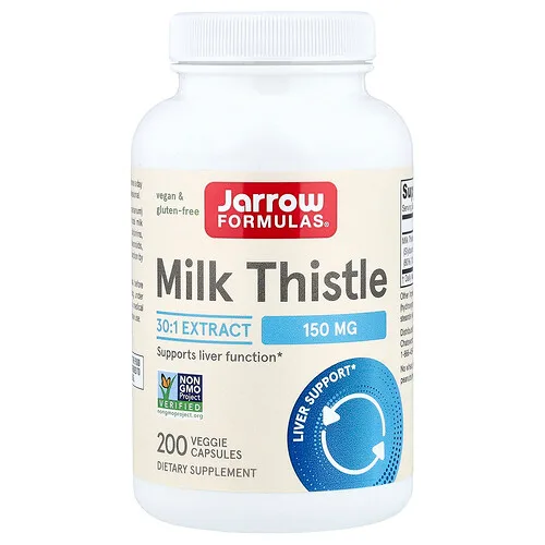 Jarrow Formulas, Cardo mariano estandarizado, 150 mg, 200 cápsulas vegetales