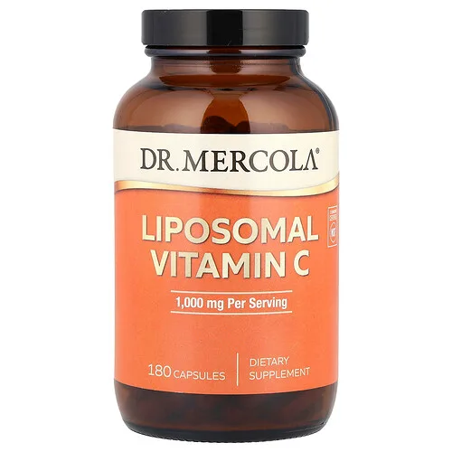Dr. Mercola, Vitamina C liposomal, 180 cápsulas (500 mg por cápsula)