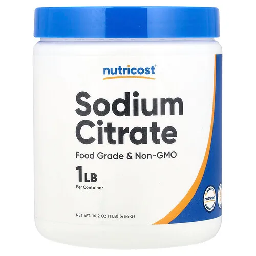 Nutricost, Citrato de sodio, 454 g (1 lb)