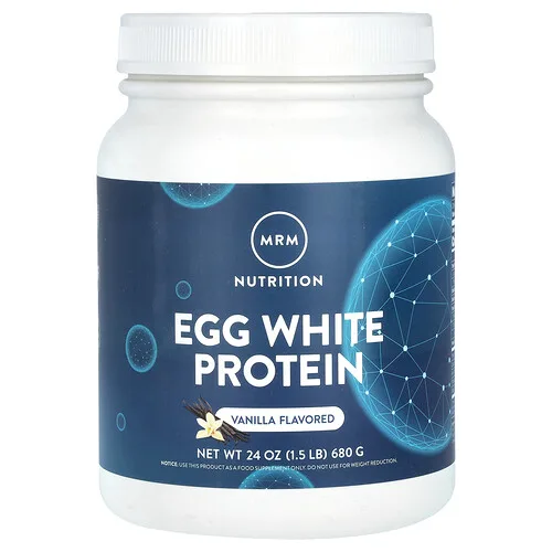 MRM Nutrition, Proteína de clara de huevo, vainilla, 680 g (1,5 lb)