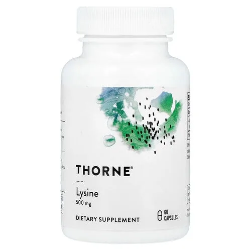 Thorne, L-lisina, 60 cápsulas
