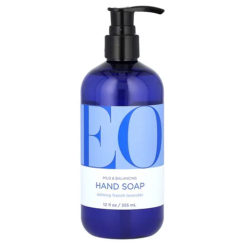 EO Products, Jabón para manos, Lavanda francesa calmante, 355 ml (12 oz. líq.)