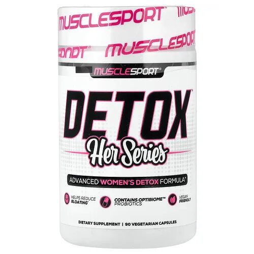 MuscleSport, Her Series, Desintoxicación, 90 cápsulas vegetales