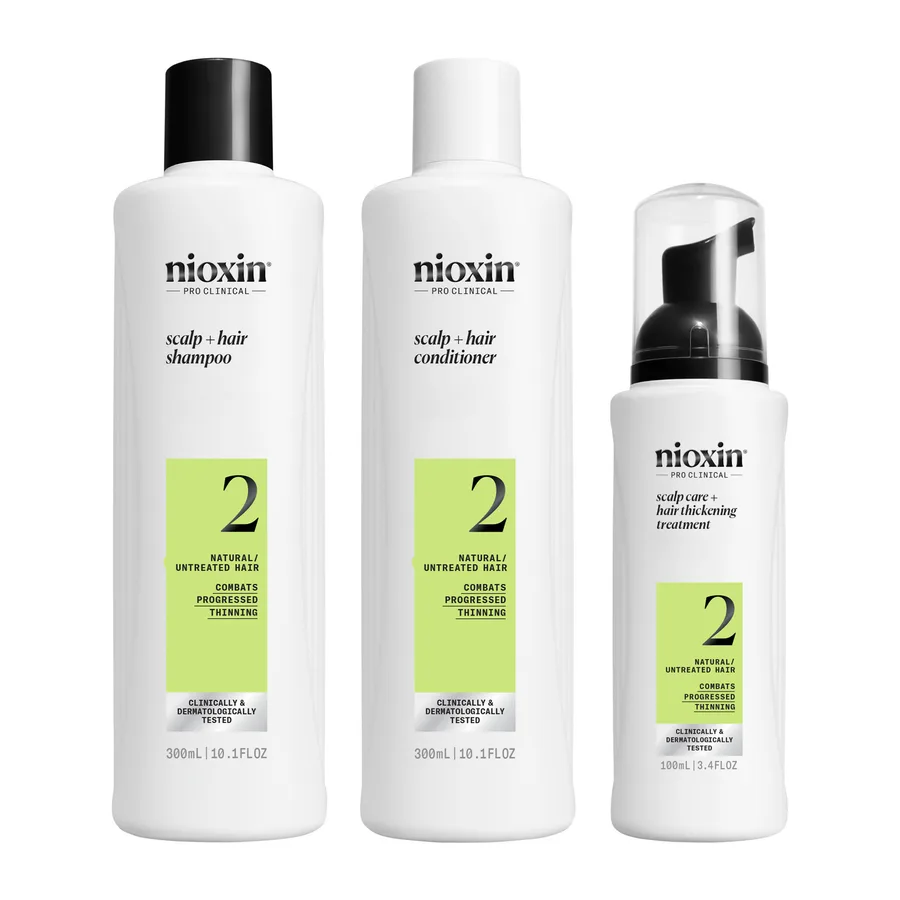 Kit Sistema 2 Tratamiento Cabello Natural Debilitamiento Avanzado 300 ml