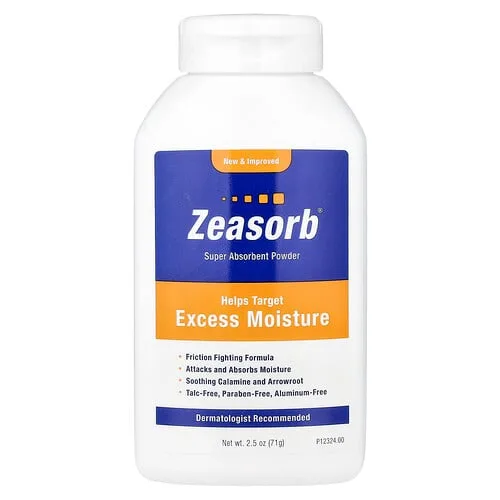 Zeasorb, Polvo superabsorbente, 71 g (2,5 oz)
