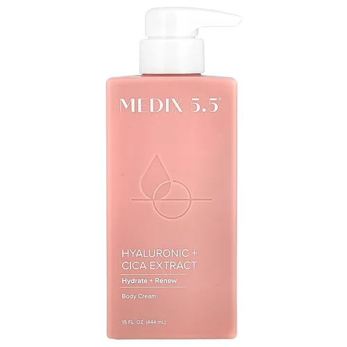 Medix 5.5, Hialurónico y rosa búlgara, Crema de hidratación instantánea, 444 ml (15 oz. Líq.)