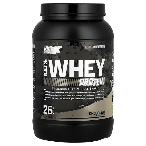 Nutrex Research, 100 % proteína de suero de leche, Chocolate, 923 g (2 lb)