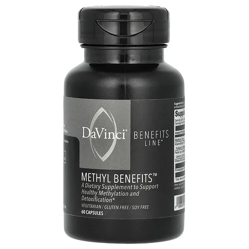 DaVinci Laboratories, Línea Benefits, Methyl Benefits, 60 cápsulas