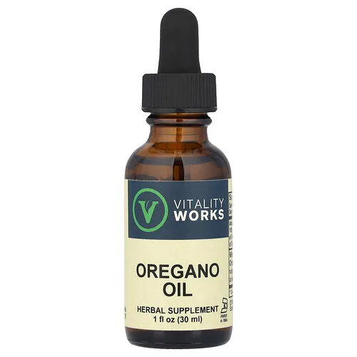 Vitality Works, Aceite de orégano, 30 ml (1 oz. líq.)