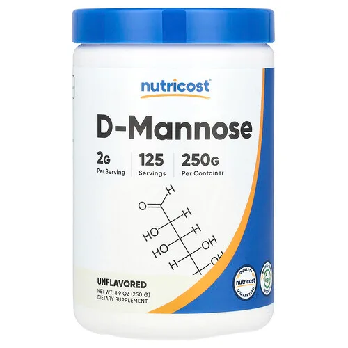 Nutricost, D-manosa, Sin sabor, 250 g (8,9 oz)