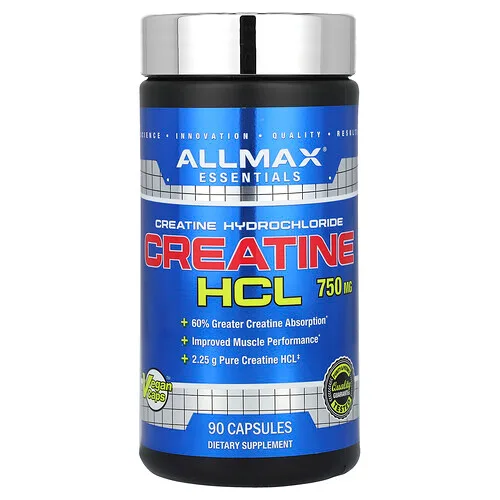 ALLMAX, Clorhidrato de creatina, 750 mg, 90 cápsulas