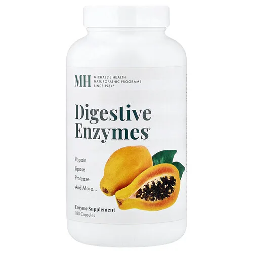 Michael's Health, Enzimas digestivas, 180 cápsulas