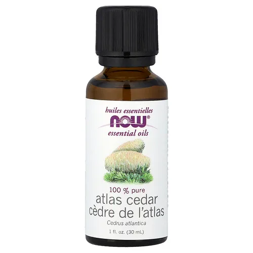 NOW Foods, Aceites esenciales, Cedro del Atlas, 30 ml (1 oz. Líq.)