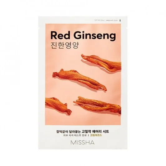 MISSHA - Airy Fit Sheet Mask - Red Ginseng - 1pieza