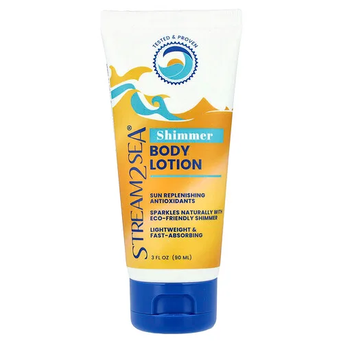 Stream2Sea, Loción corporal, Brillo, 90 ml (3 oz. líq.)