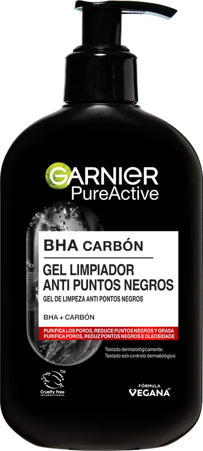 Pure Active Gel Carbon Anti puntos Negros 250 ml