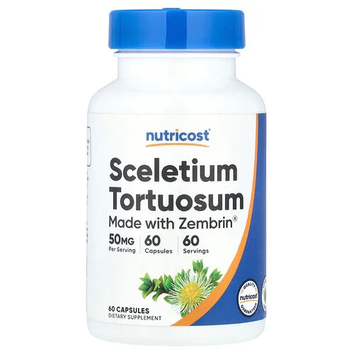 Nutricost, Sceletium tortuosum, 50 mg, 60 cápsulas