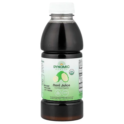 Dynamic Health, Zumo de noni orgánico certificado`` 473 ml (16 oz. Líq.)