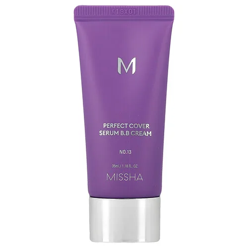 Missha, BB Cream, Sérum de cobertura perfecta, N.º 13 Claro claro, 35 ml (1,18 oz. líq.)