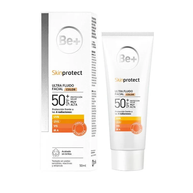 BE+ SkinProtect Ultra fluido facial Color SPF50+ 50 ml