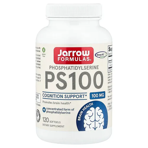 Jarrow Formulas, PS100, Fosfatidilserina,100 mg, 120 cápsulas blandas