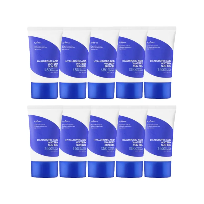 Isntree Hyaluronic Acid Watery Sun Gel (10ea) Set