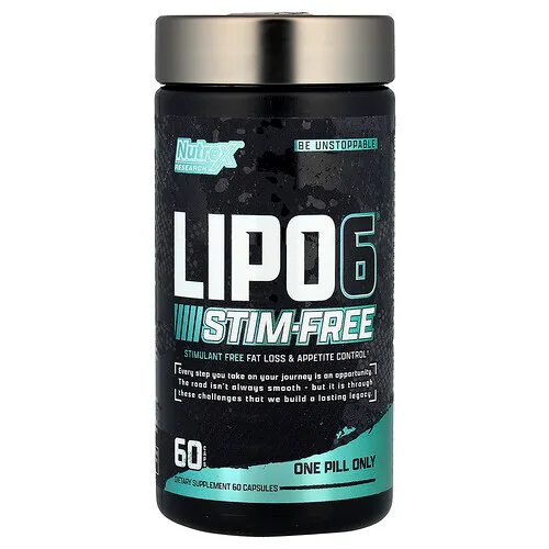 Nutrex Research, Lipo6®, Sin estimulantes, 60 cápsulas