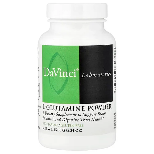 DaVinci Laboratories, L-glutamina en polvo`` 150 g (5,29 oz)