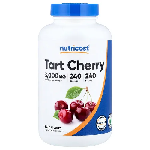 Nutricost, Cereza ácida, 240 cápsulas (300 mg por cápsula)