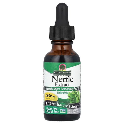 Nature's Answer, Extracto de ortiga, Sin alcohol, 2000 mg, 30 ml (1 oz. líq.)