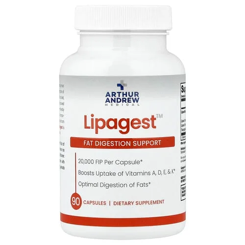 Arthur Andrew Medical, Lipagest™, Refuerzo para la digestión de grasas, 90 cápsulas