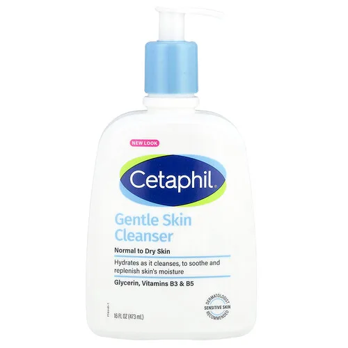 Cetaphil, Agente de limpieza suave para la piel, Sin fragancia, 473 ml (16 oz. líq.)