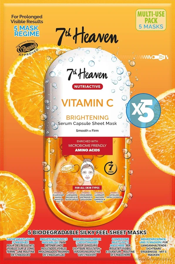 Pack Mascarillas Vitamina C Iluminadora