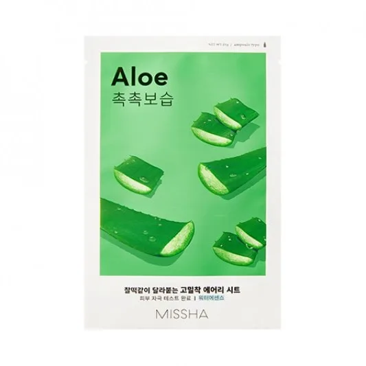 MISSHA - Airy Fit Sheet Mask - Aloe - 1pieza