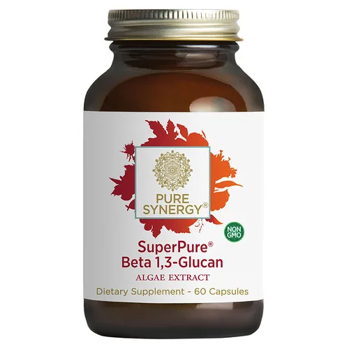 Pure Synergy, Beta-1,3-glucano, extracto de algas SuperPure®, 60 cápsulas (500 mg por cápsula)