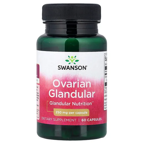 Swanson Vitamins, Glándula ovárica, 250 mg, 60 cápsulas