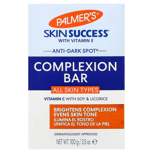 Palmer's, Skin Success® con vitamina E, Barra de jabón antimanchas oscuras para la tez con vitamina E, Todo tipo de piel, 100 g (3,5 oz)