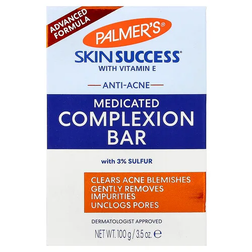 Palmer's, Skin Success® con vitamina E, Barra de jabón medicinal antiacné para la tez, 100 g (3,5 oz)