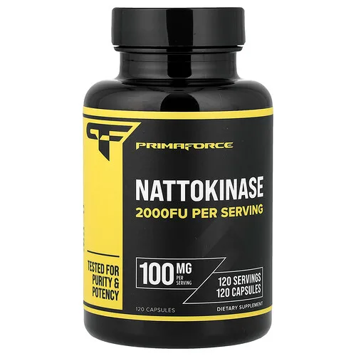 Primaforce, Natoquinasa, 100 mg, 120 cápsulas