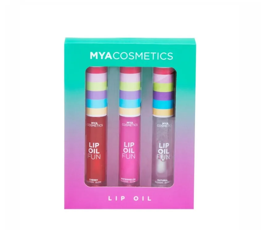 Set Aceite Labial Mya Cosmetics
