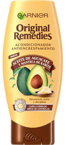 Acondicionador anti-encrespamiento con Aceite de Aguacate y Manteca de Karité 250 ml
