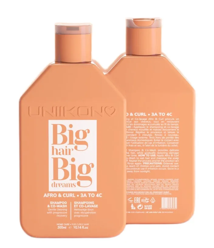 Afro & Curl 3A To 4C Champú & Co-Wash 300 ml