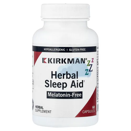 Kirkman Labs, Ayuda para dormir a base de hierbas, 60 cápsulas