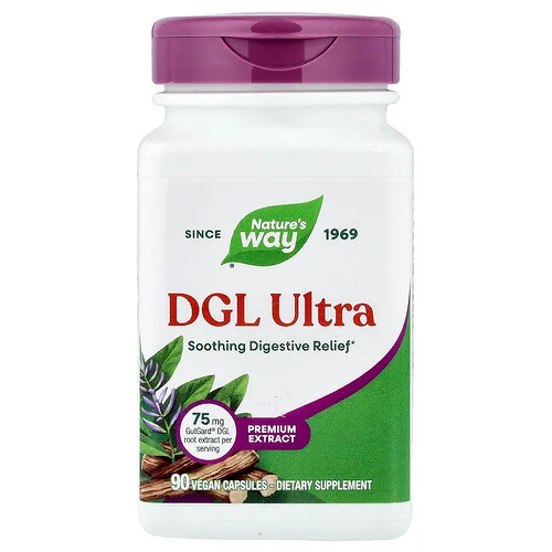 Nature's Way, DGL Ultra, 90 cápsulas veganas