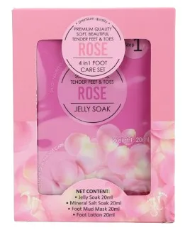 Set Cuidado de Pies Rose Crystal Mud 20 gr